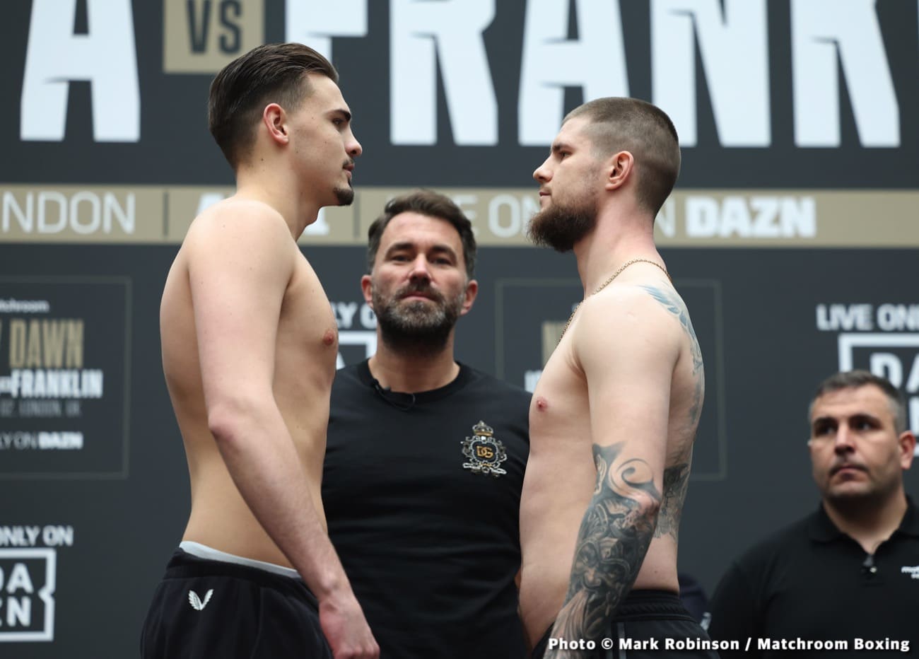Joshua vs Franklin Official DAZN Weigh In Results