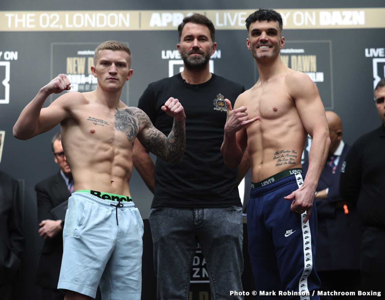 Joshua vs Franklin Official DAZN Weigh In Results