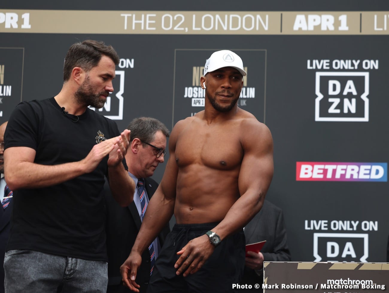 Joshua vs Franklin Official DAZN Weigh In Results