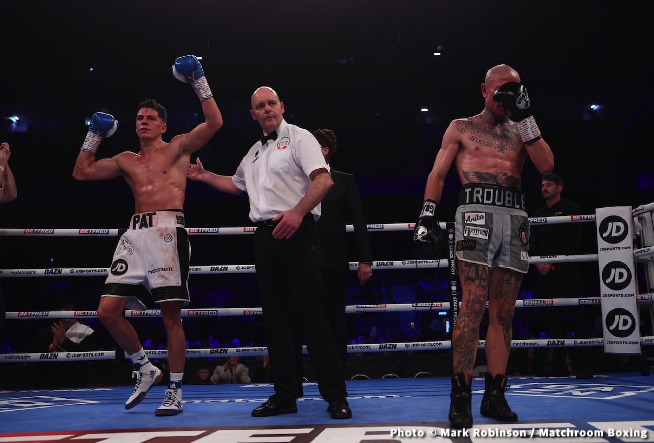 Results / Photos: Cyrus Pattinson stops Jenkins