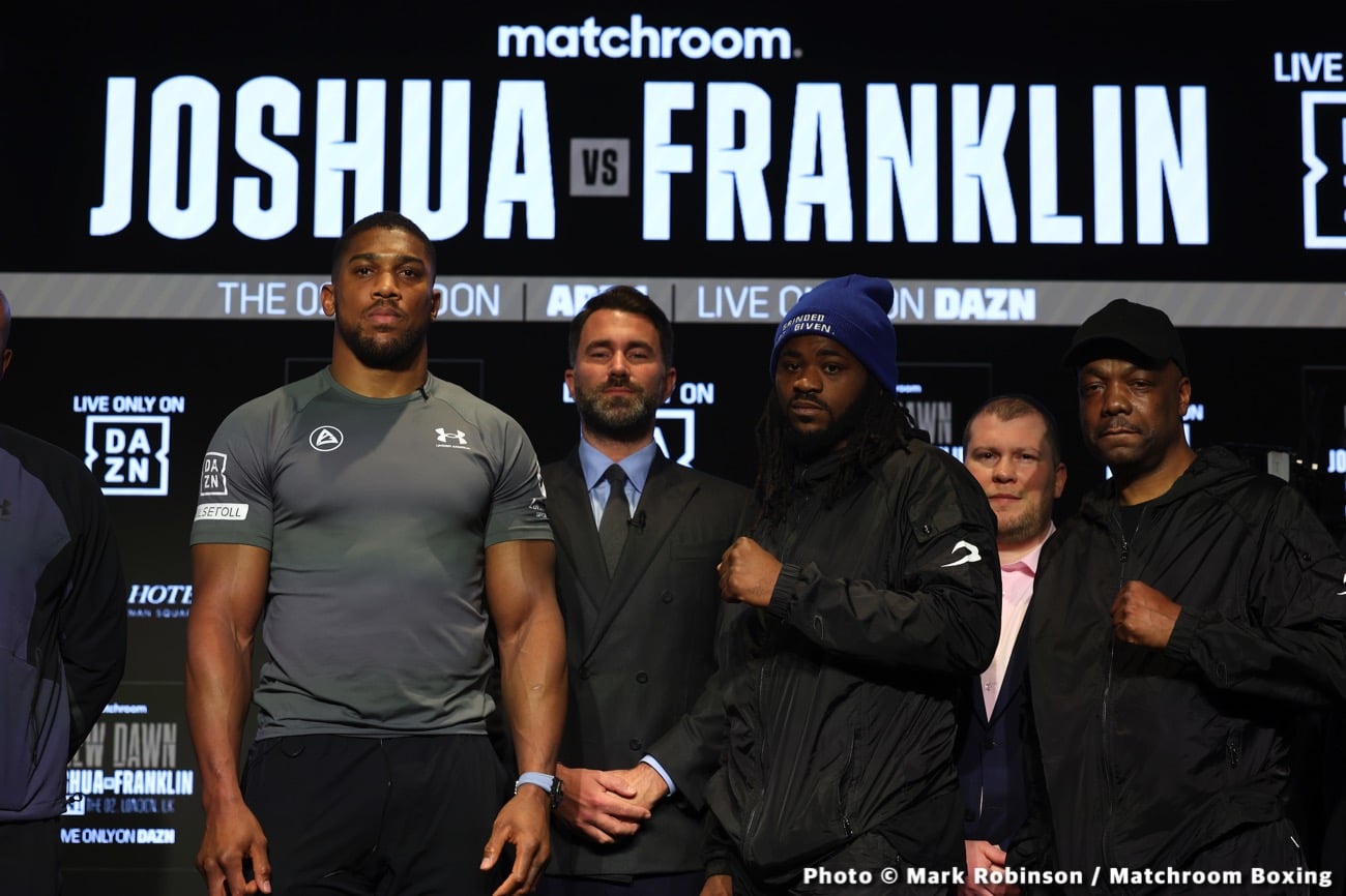 Anthony Joshua vs Jermaine Franklin: Start Time, Date, How To Watch Today
