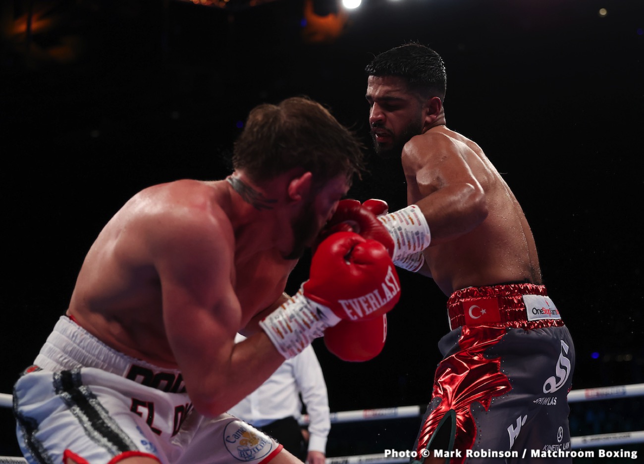 Boxing photo: Darragh Foley, Diego Pacheco, Jack Cullen, Robbie Davies image Diego Pacheco destroys Jack Cullen in 4th round KO - Boxing results