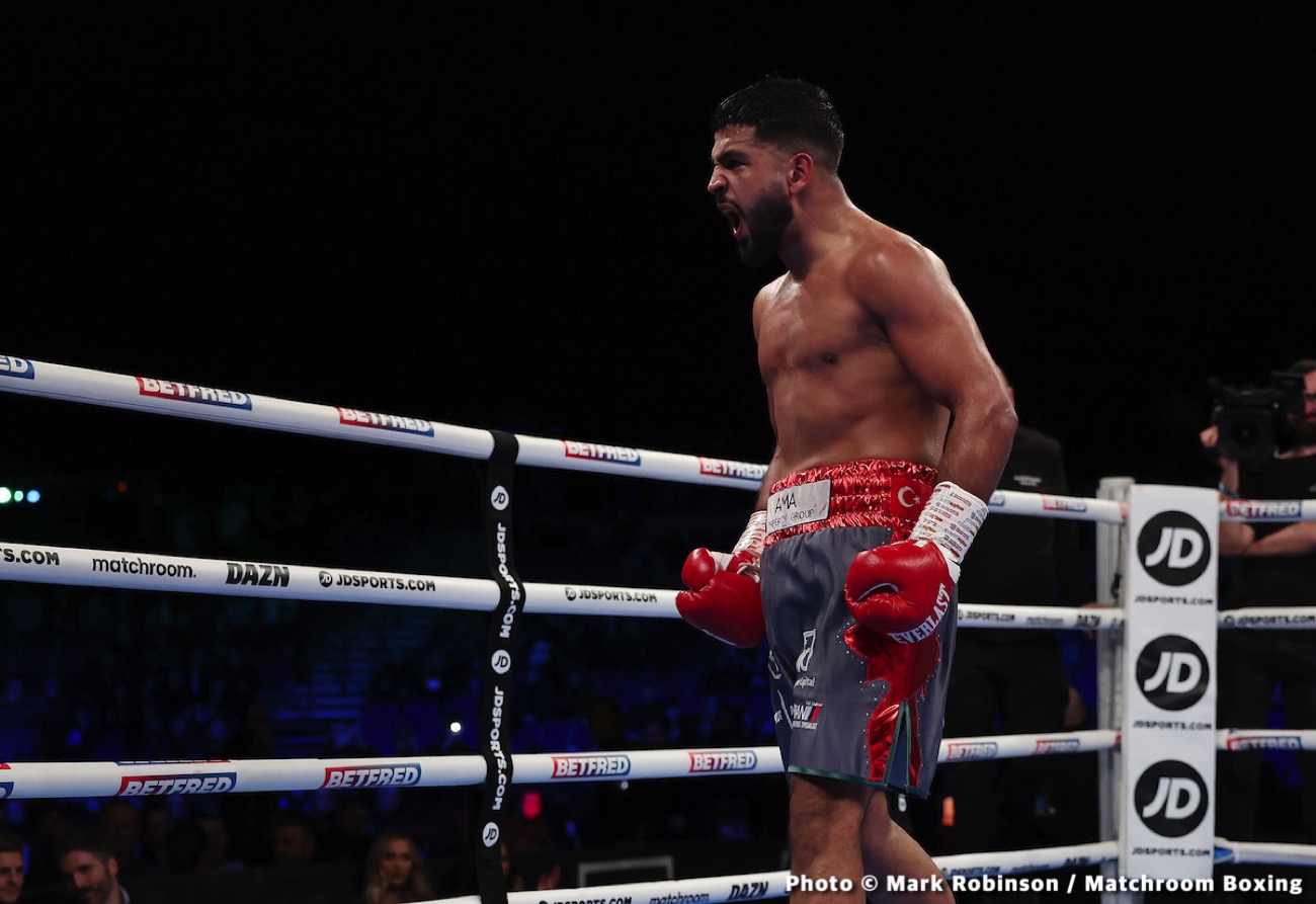 Boxing photo: Darragh Foley, Diego Pacheco, Jack Cullen, Robbie Davies image Diego Pacheco destroys Jack Cullen in 4th round KO - Boxing results