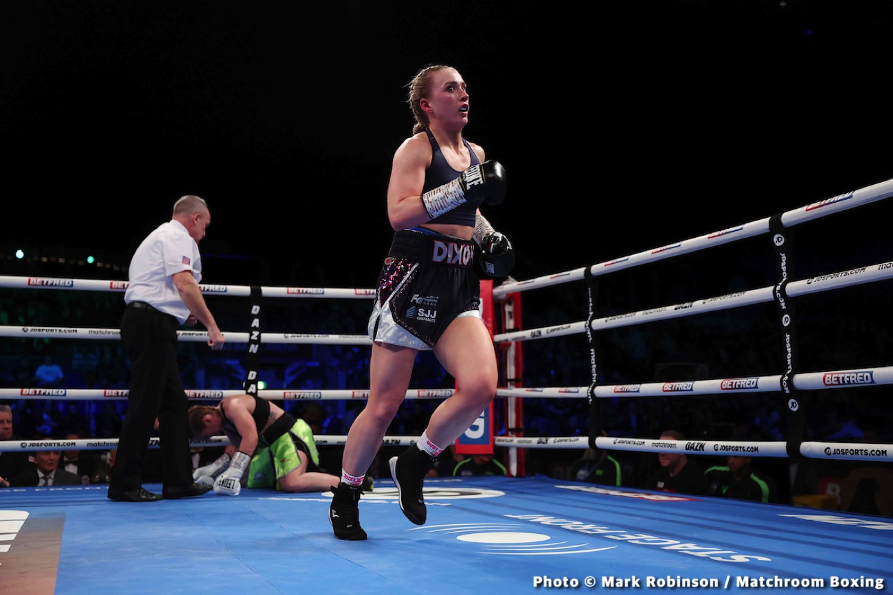 Boxing photo: Darragh Foley, Diego Pacheco, Jack Cullen, Robbie Davies image Diego Pacheco destroys Jack Cullen in 4th round KO - Boxing results