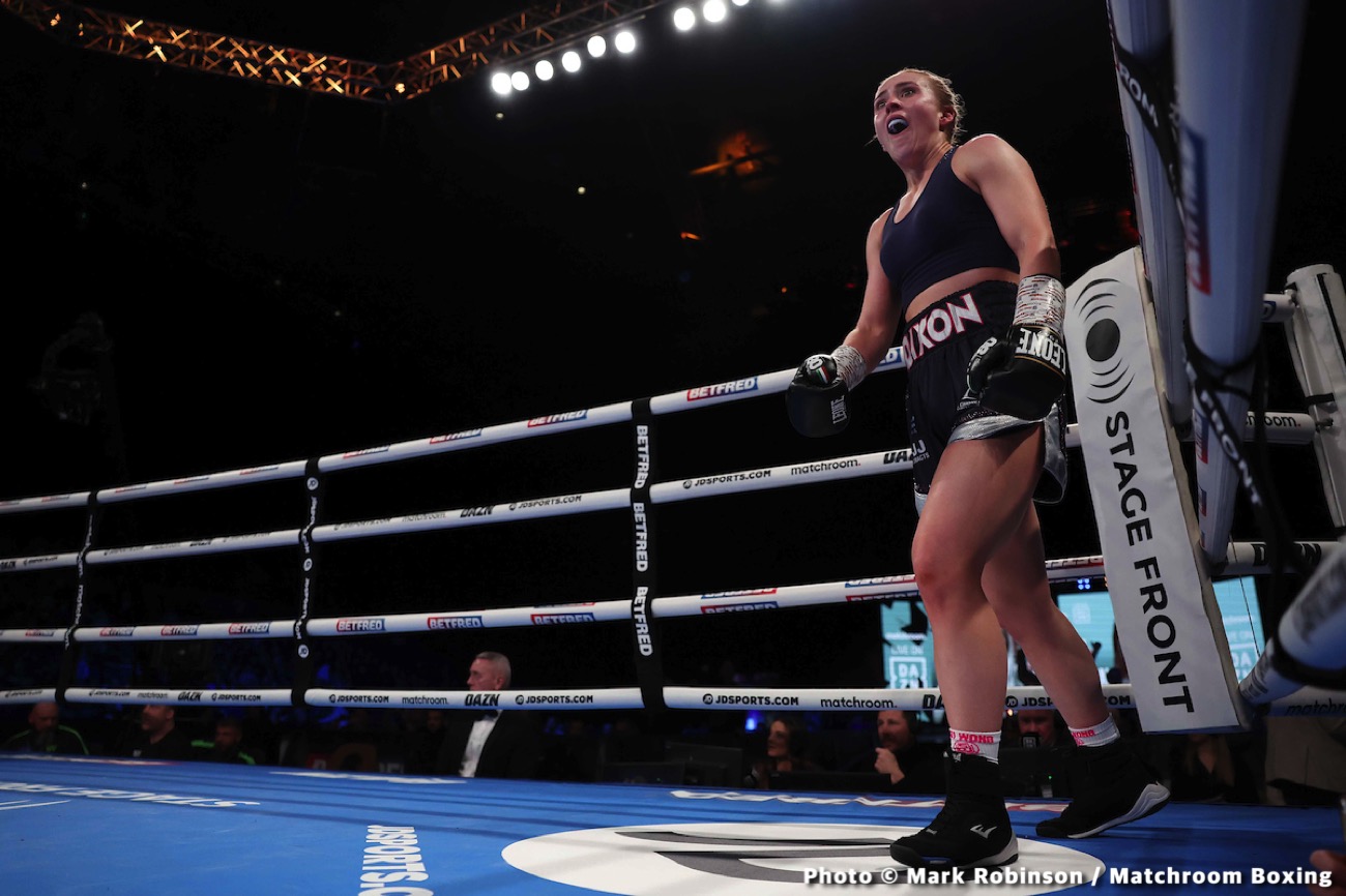 Boxing photo: Darragh Foley, Diego Pacheco, Jack Cullen, Robbie Davies image Diego Pacheco destroys Jack Cullen in 4th round KO - Boxing results