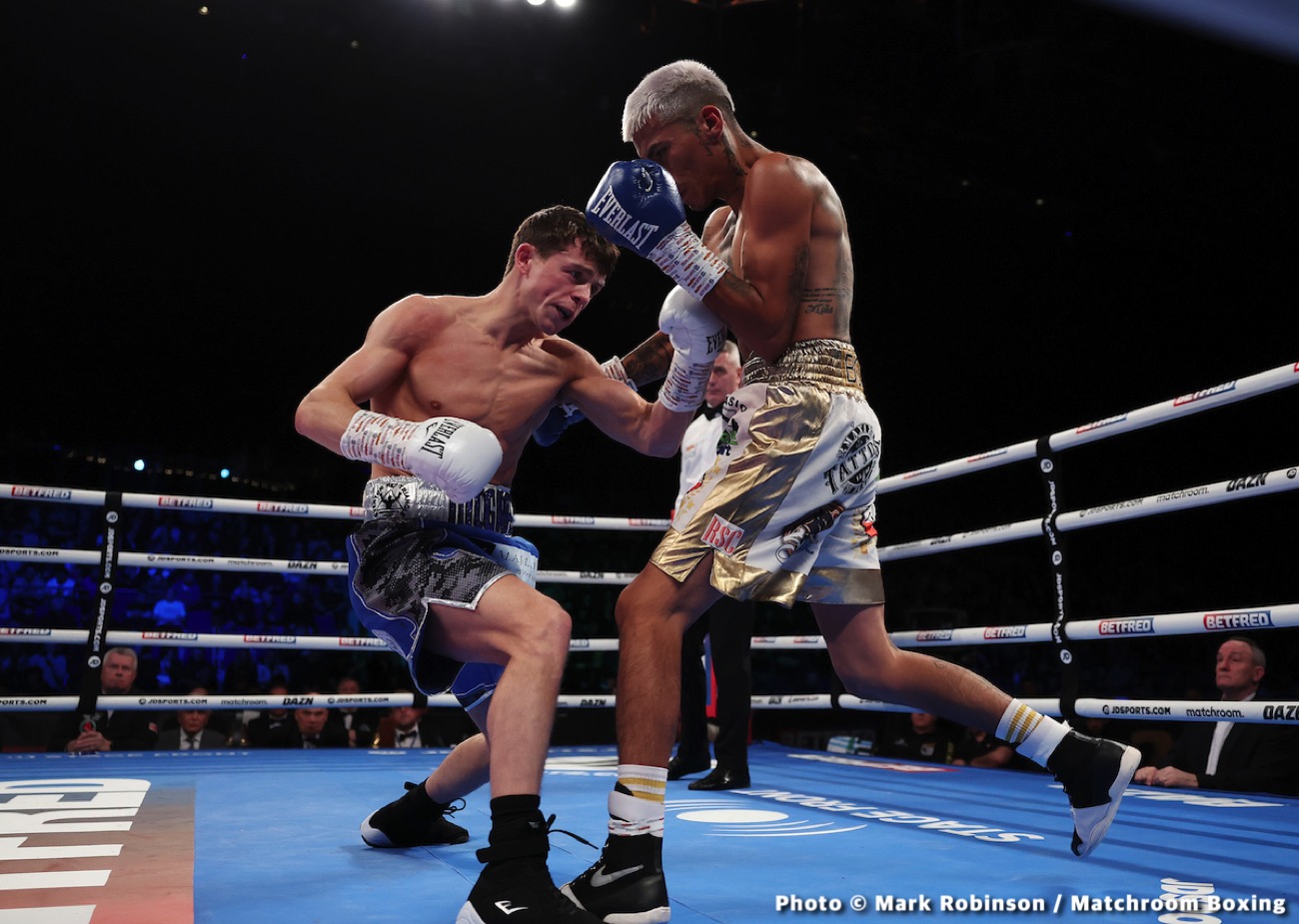 Diego Pacheco destroys Jack Cullen in 4th round KO - Boxing results
