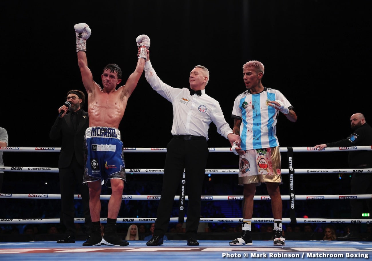 Diego Pacheco destroys Jack Cullen in 4th round KO - Boxing results