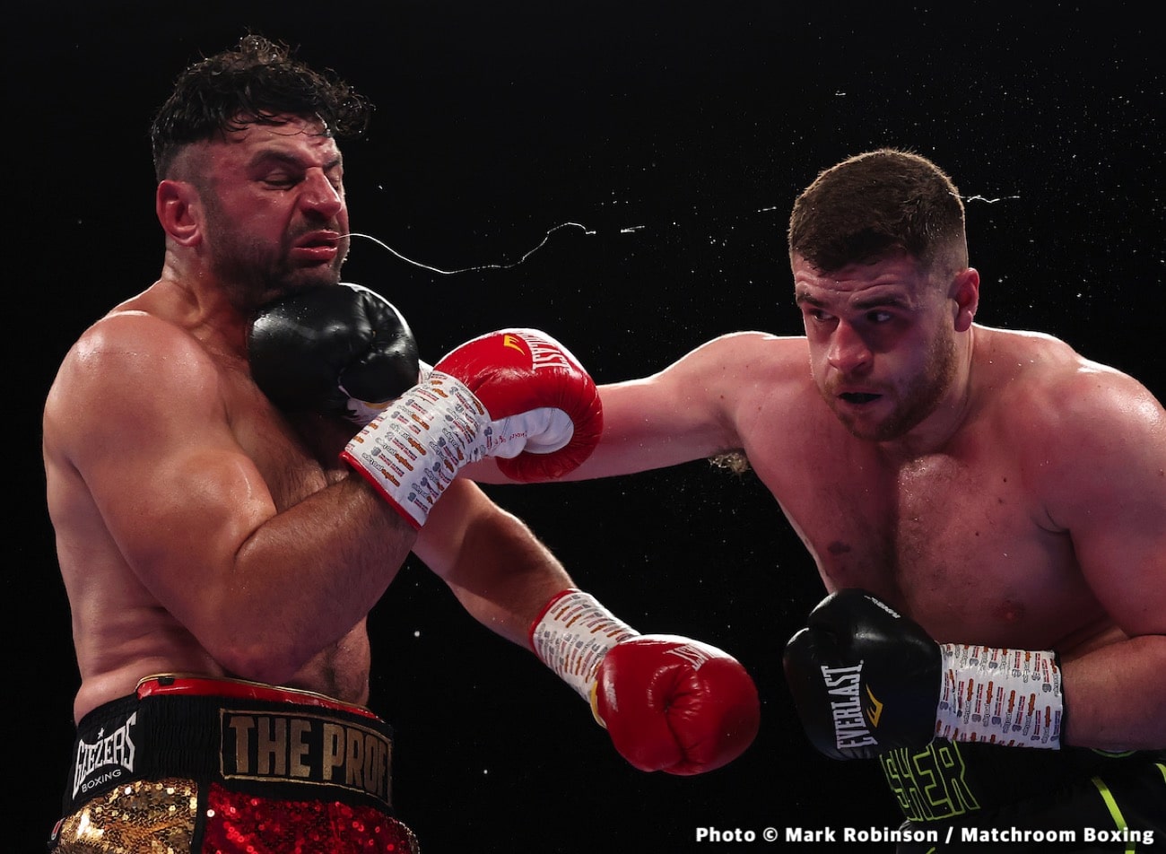 Diego Pacheco destroys Jack Cullen in 4th round KO - Boxing results