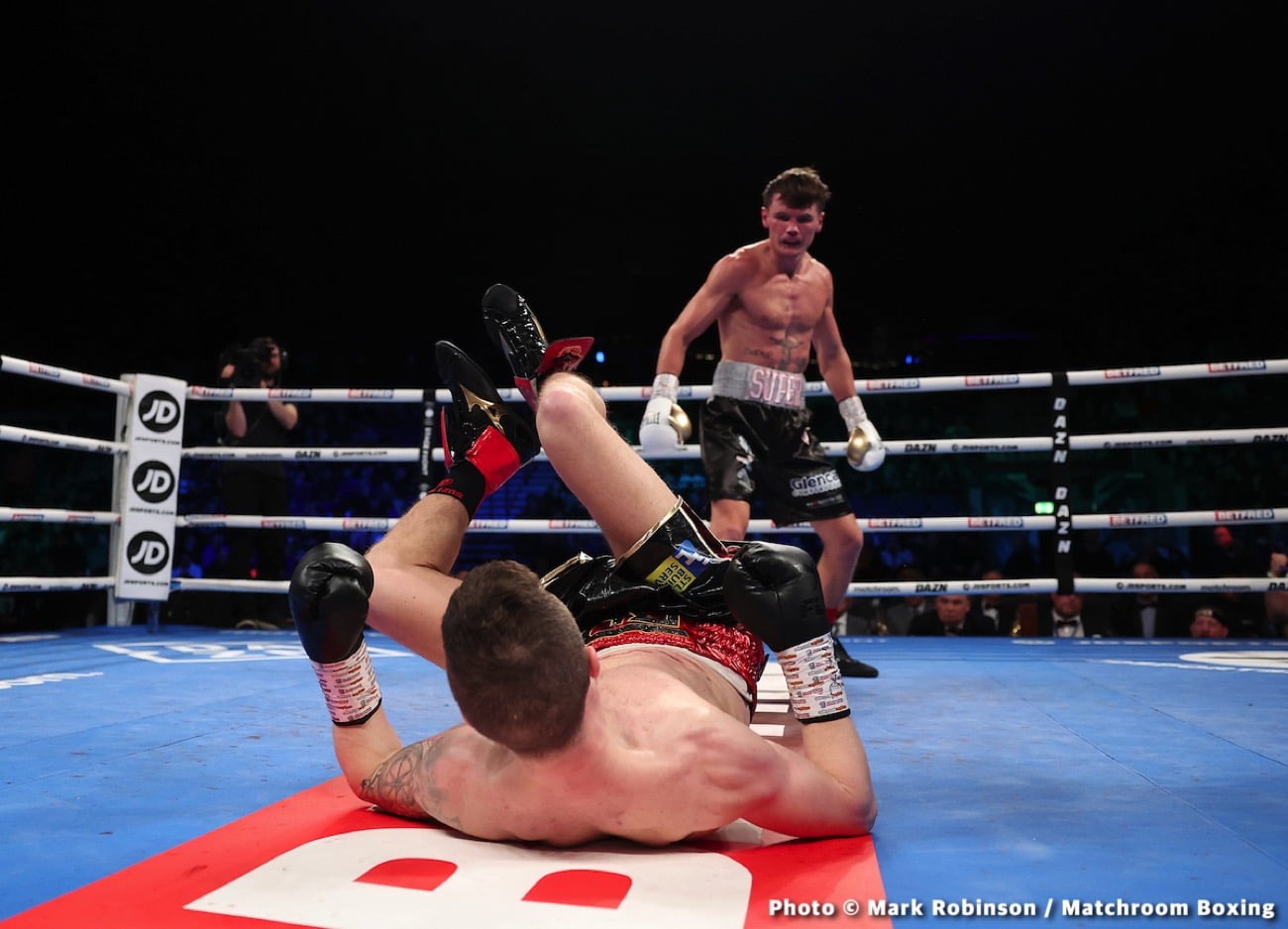 Diego Pacheco destroys Jack Cullen in 4th round KO - Boxing results