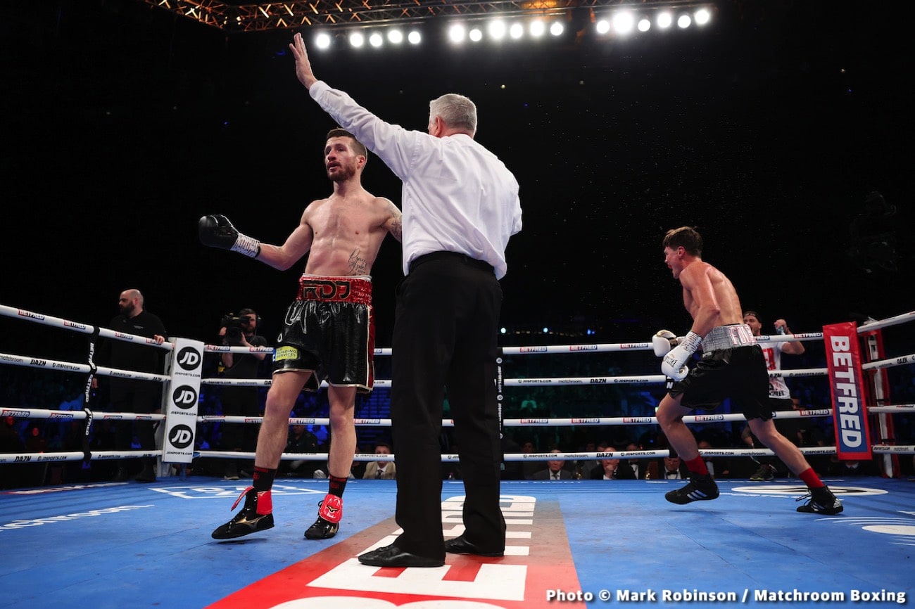 Diego Pacheco destroys Jack Cullen in 4th round KO - Boxing results