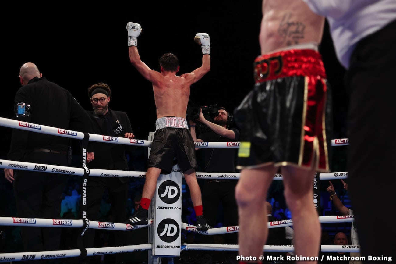 Diego Pacheco destroys Jack Cullen in 4th round KO - Boxing results