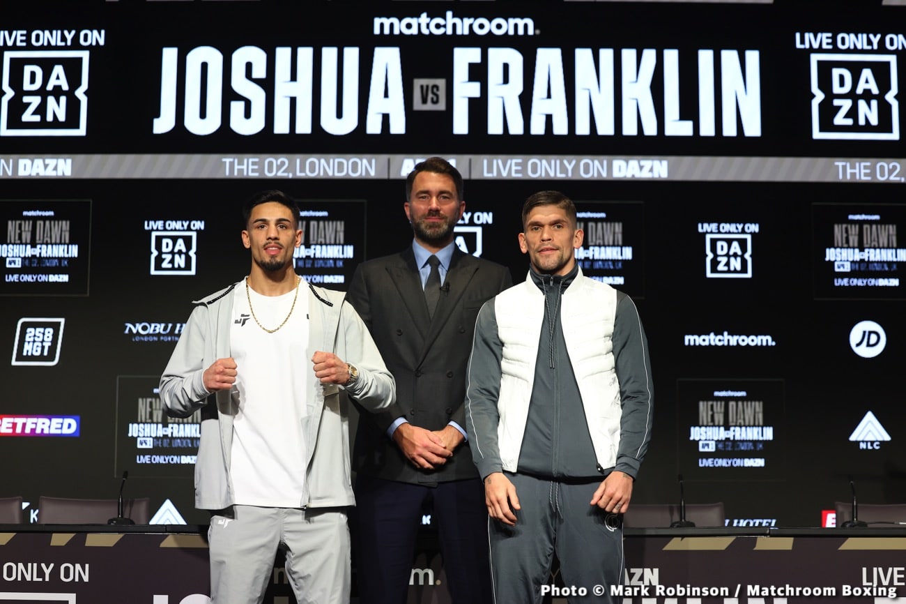 Anthony Joshua vs Jermaine Franklin: Start Time, Date, How To Watch Today