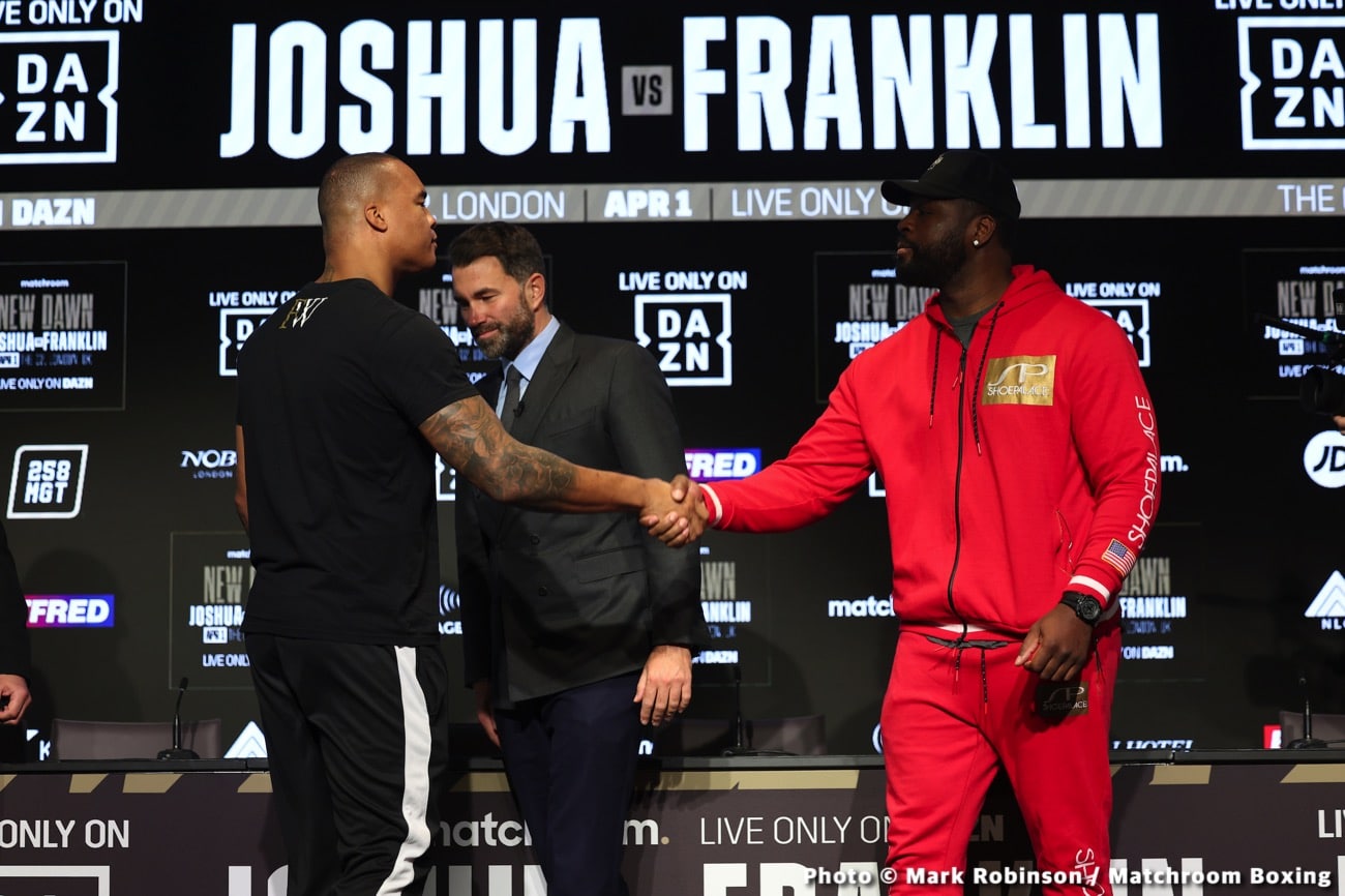 Anthony Joshua vs Jermaine Franklin: Start Time, Date, How To Watch Today