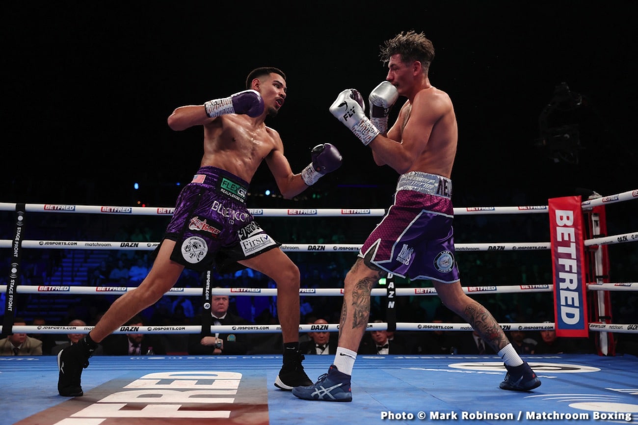 Diego Pacheco destroys Jack Cullen in 4th round KO - Boxing results