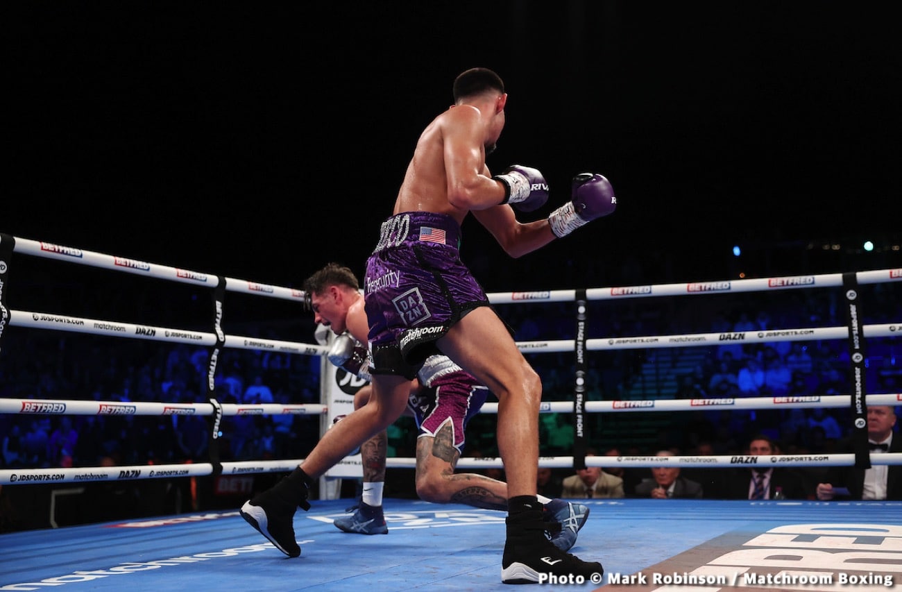 Diego Pacheco destroys Jack Cullen in 4th round KO - Boxing results