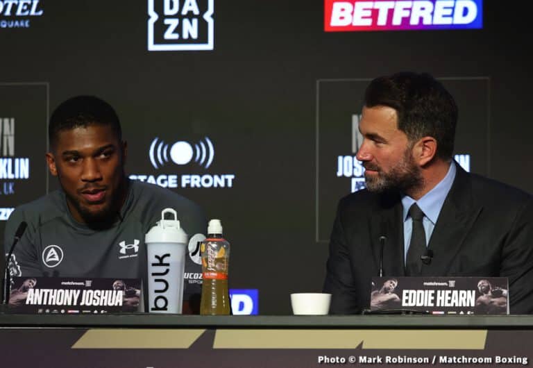 Hearn Says It's His Understanding That Deontay Wilder Has “Pretty Much A Deal In Place” For Joshua Fight