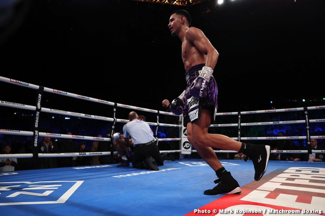 Diego Pacheco destroys Jack Cullen in 4th round KO - Boxing results
