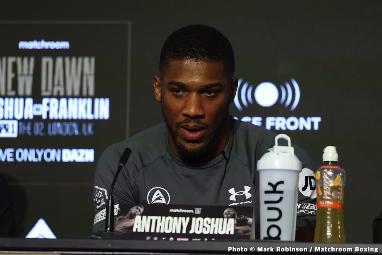Anthony Joshua vs Jermaine Franklin: Start Time, Date, How To Watch Today