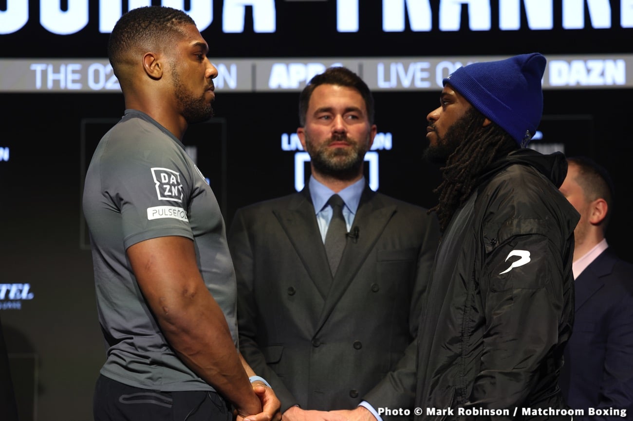 Anthony Joshua vs Jermaine Franklin: Start Time, Date, How To Watch Today