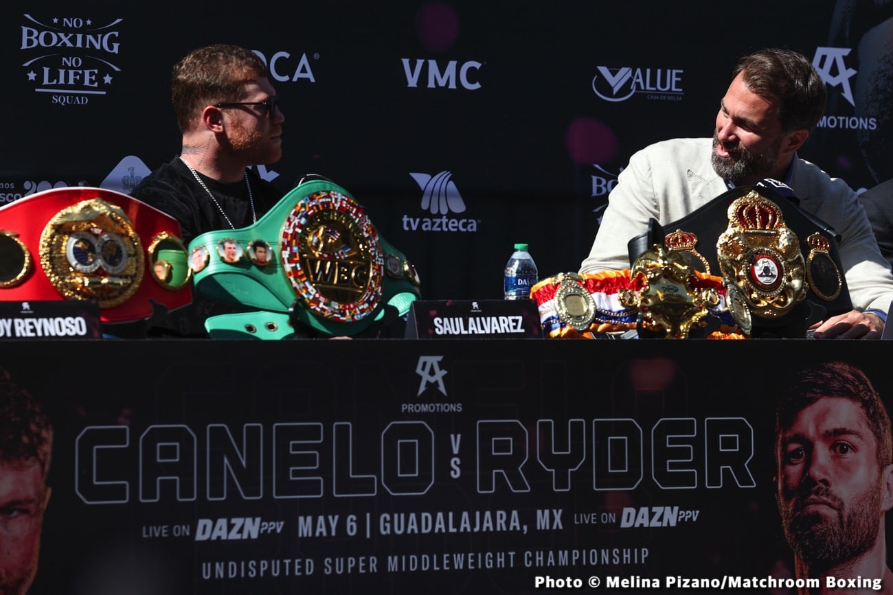 Who is Canelo's opponent on May 6, John Ryder? - AS USA