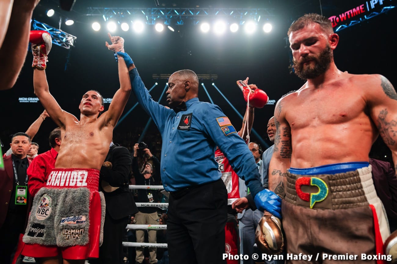 David Benavidez beats Caleb Plant - Boxing results