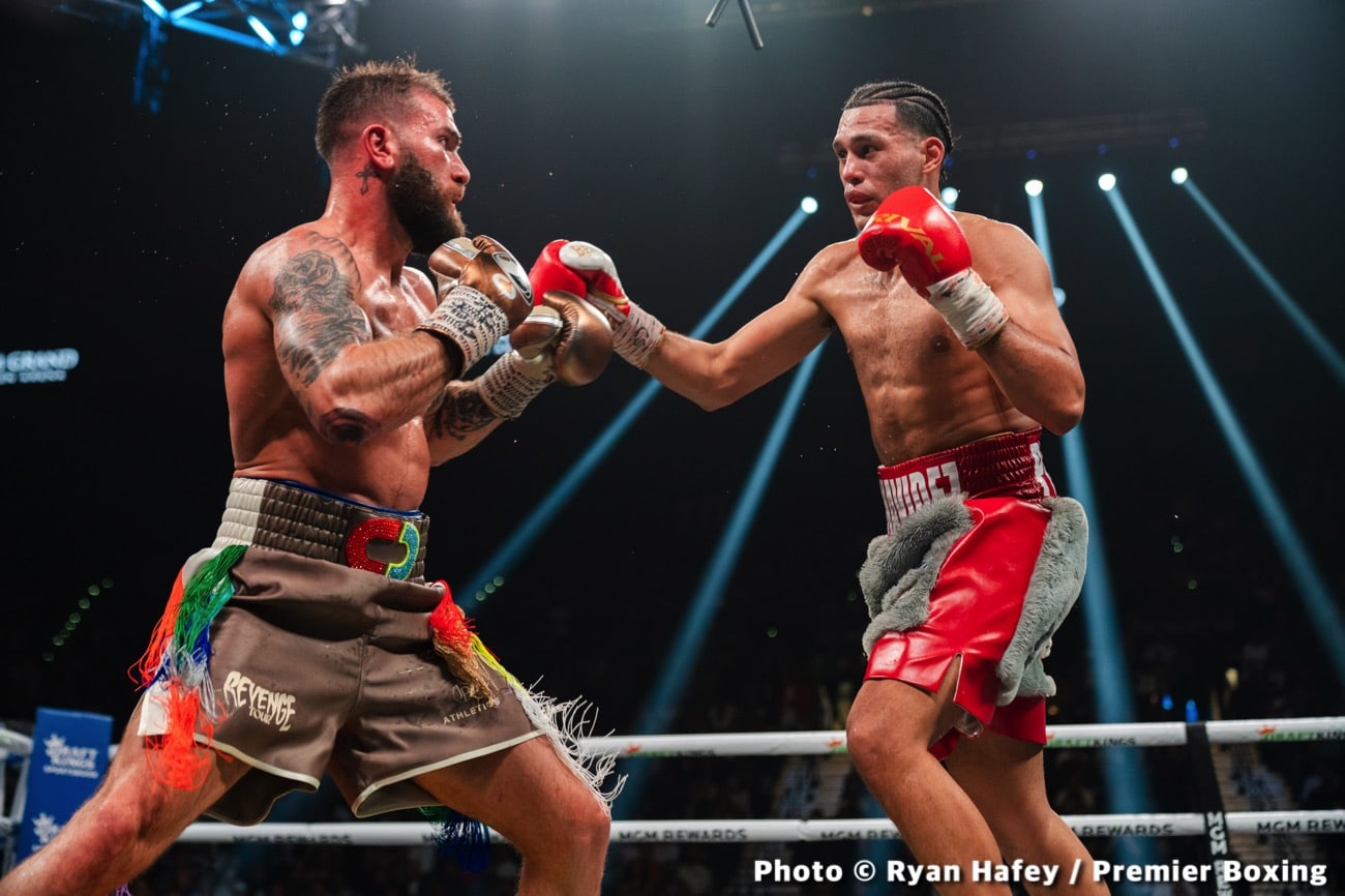 David Benavidez beats Caleb Plant - Boxing results