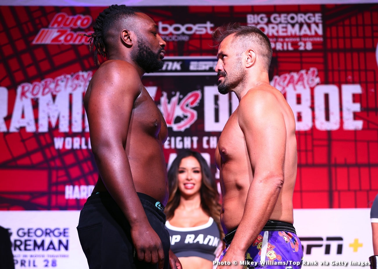 Ramirez vs. Dogboe Official ESPN Weigh In Results