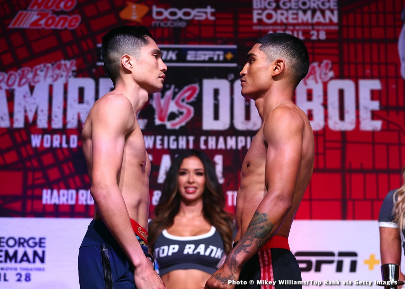 Ramirez vs. Dogboe Official ESPN Weigh In Results