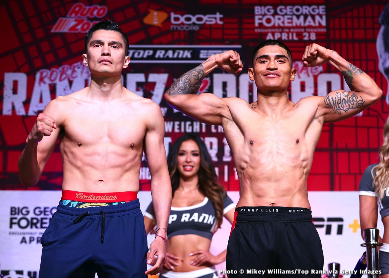 Ramirez vs. Dogboe Official ESPN Weigh In Results