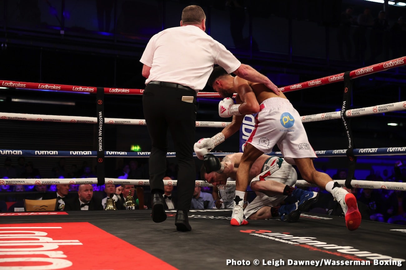 Results / Photos: Lyndon Arthur dominates Crighton