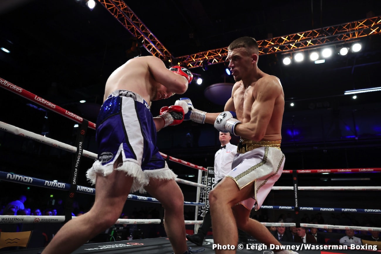 Results / Photos: Lyndon Arthur dominates Crighton