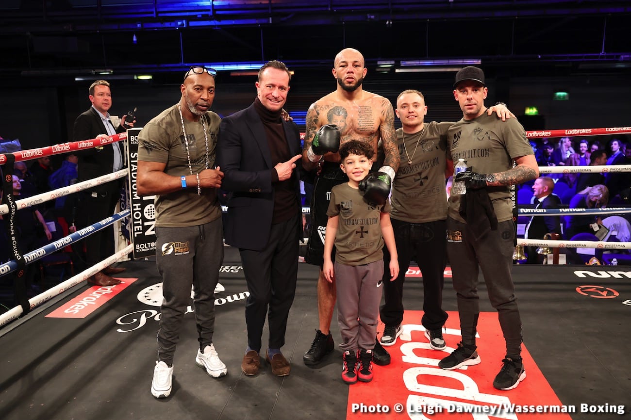 Results / Photos: Lyndon Arthur dominates Crighton