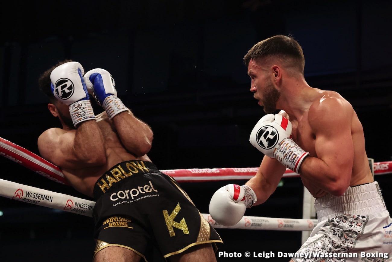 Results / Photos: Lyndon Arthur dominates Crighton