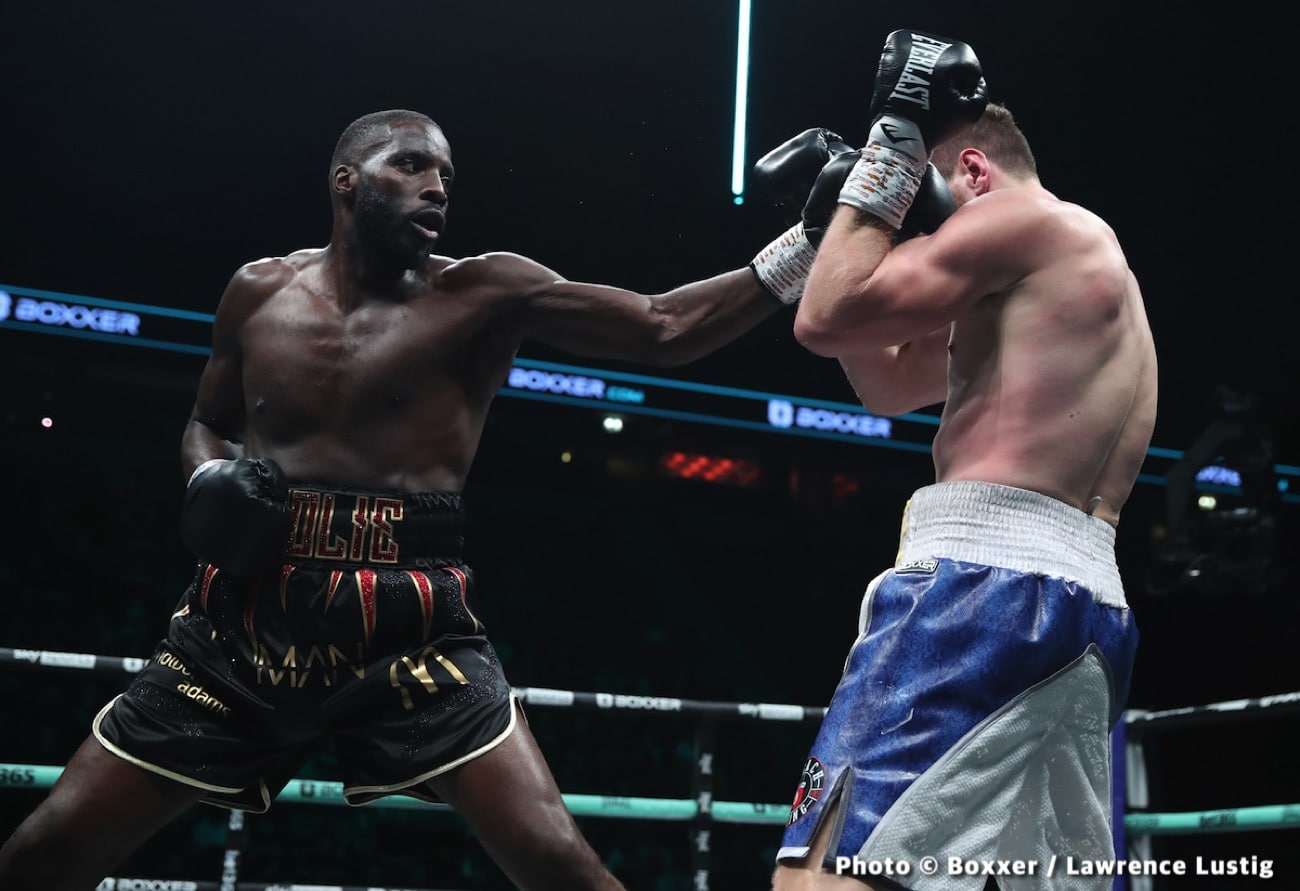 Lawrence Okolie defeats David Light - Boxing results