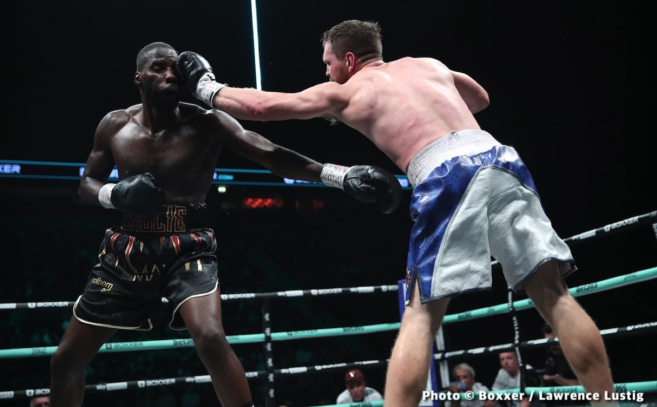 Lawrence Okolie defeats David Light - Boxing results