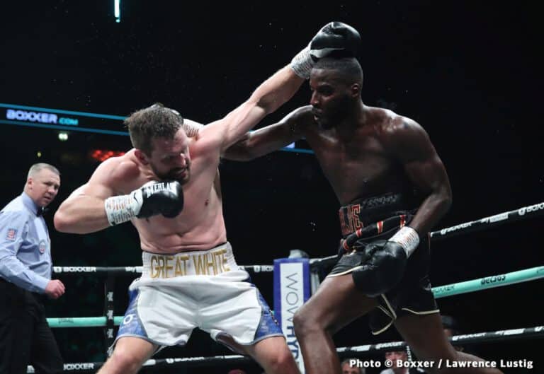 Results / Photos: Lawrence Okolie in cruise control, retains world title