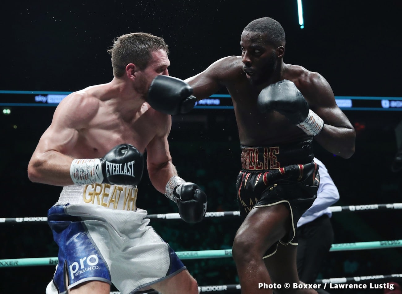 Lawrence Okolie defeats David Light - Boxing results