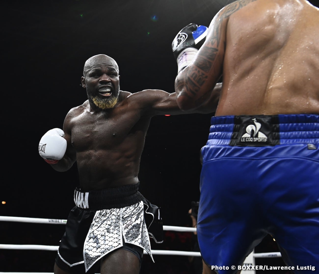 Boxing photo: Carlos Takam, Tony Yoka image Photos: Takam Upsets Yoka, Azeez wins Euro title in Paris!