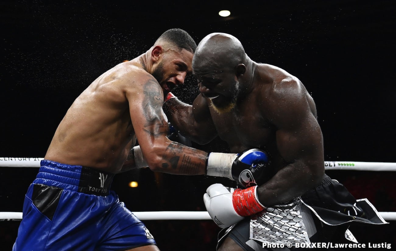 Boxing photo: Carlos Takam, Tony Yoka image Photos: Takam Upsets Yoka, Azeez wins Euro title in Paris!