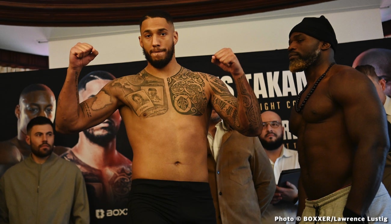 Weights: Tony Yoka: 251, Carlos Takam: 259.3