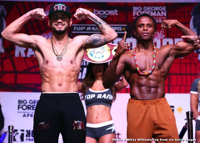 Ramirez vs. Dogboe Official ESPN Weigh In Results