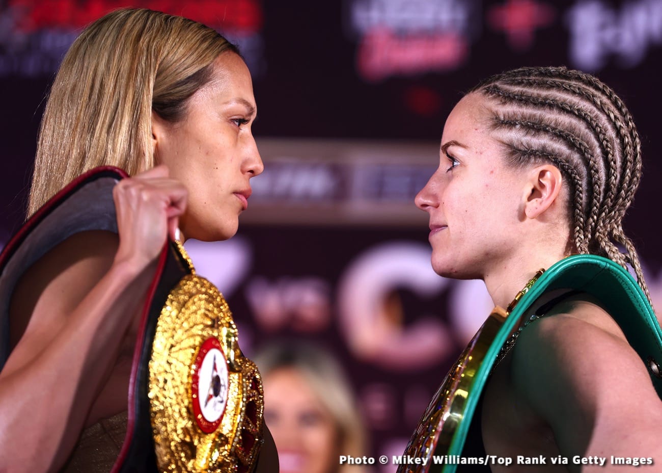 Boxing photo: Jose Ramirez, Seniesa Estrada image Results / Photos: Seniesa Estrada Unifies Minimumweight Titles