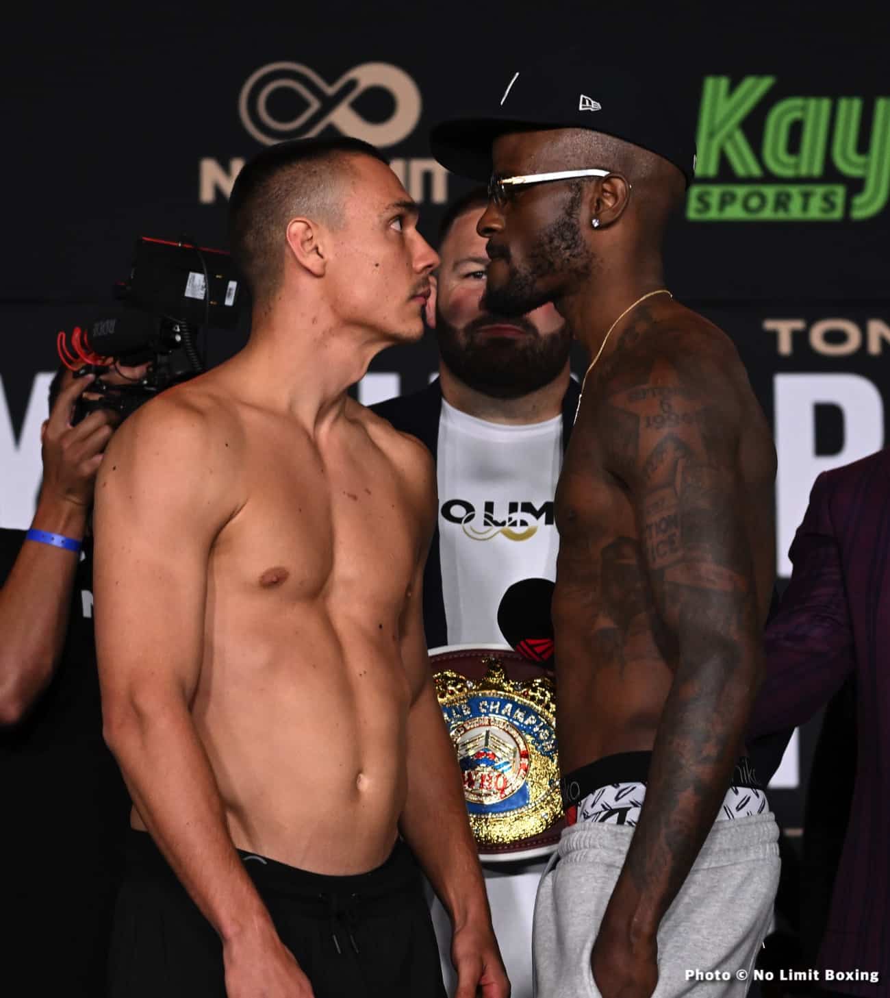Tim Tszyu - Tony Harrison - Showtime Weights & Photos