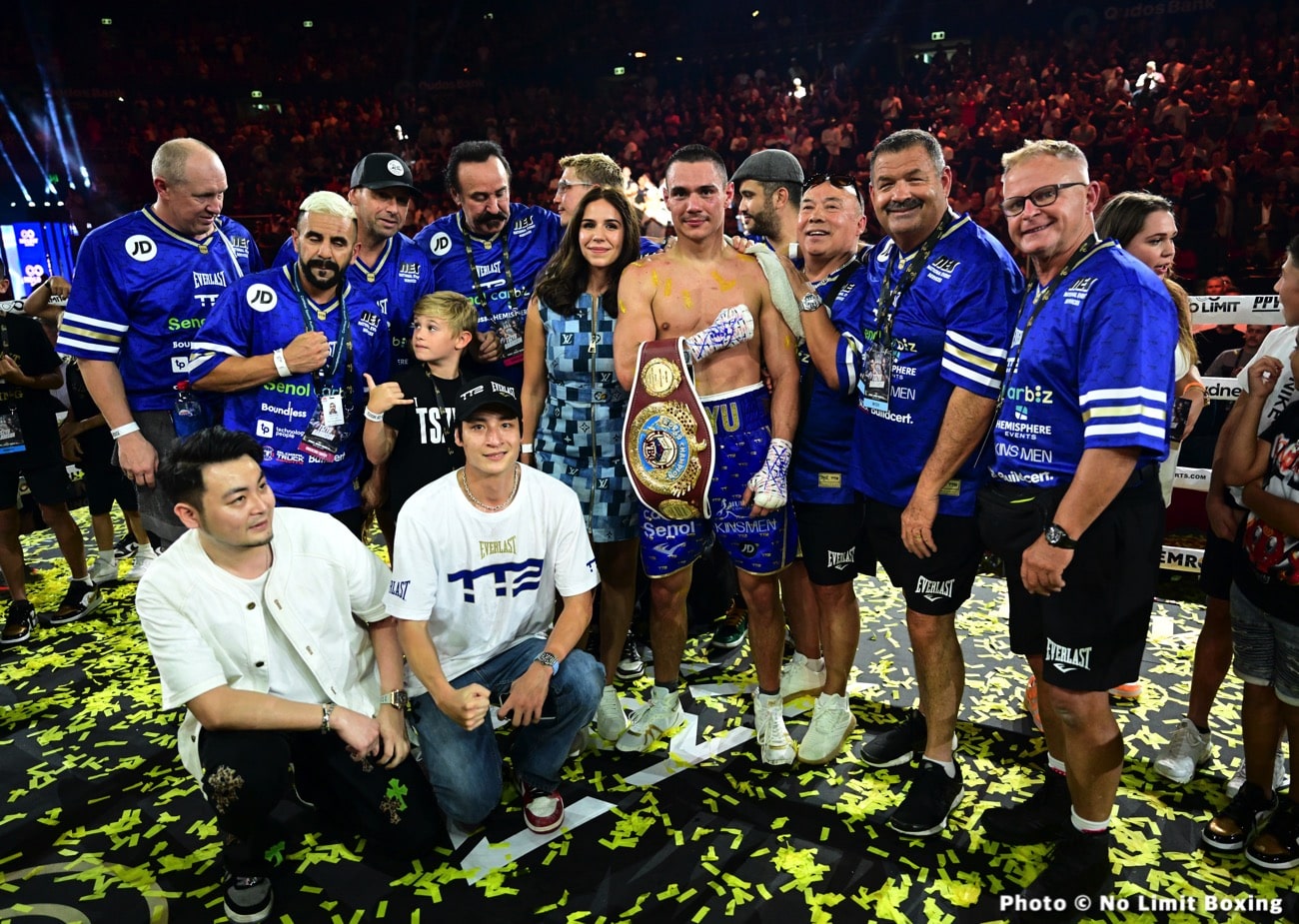 Photos: Tim Tszyu Captures Interim WBO 154-Pound Title