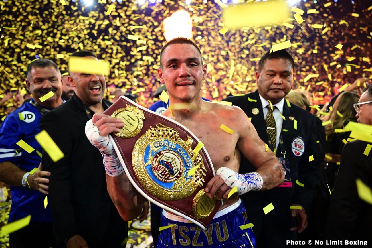 Photos: Tim Tszyu Captures Interim WBO 154-Pound Title