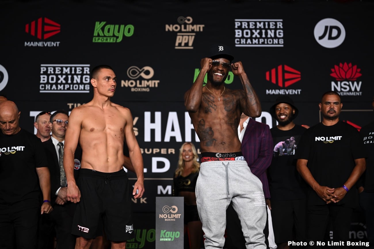 Tim Tszyu - Tony Harrison - Showtime Weights & Photos