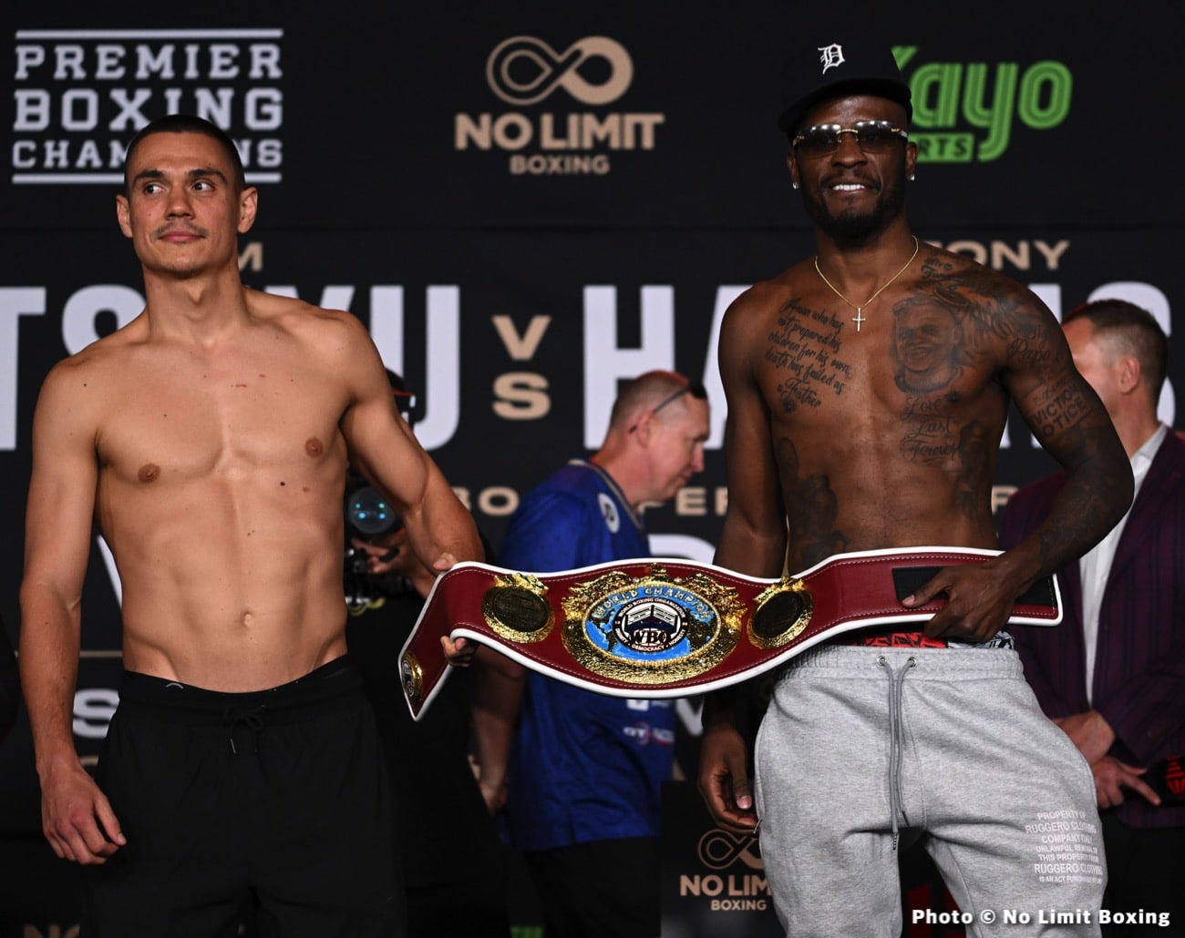 Tim Tszyu - Tony Harrison - Showtime Weights & Photos