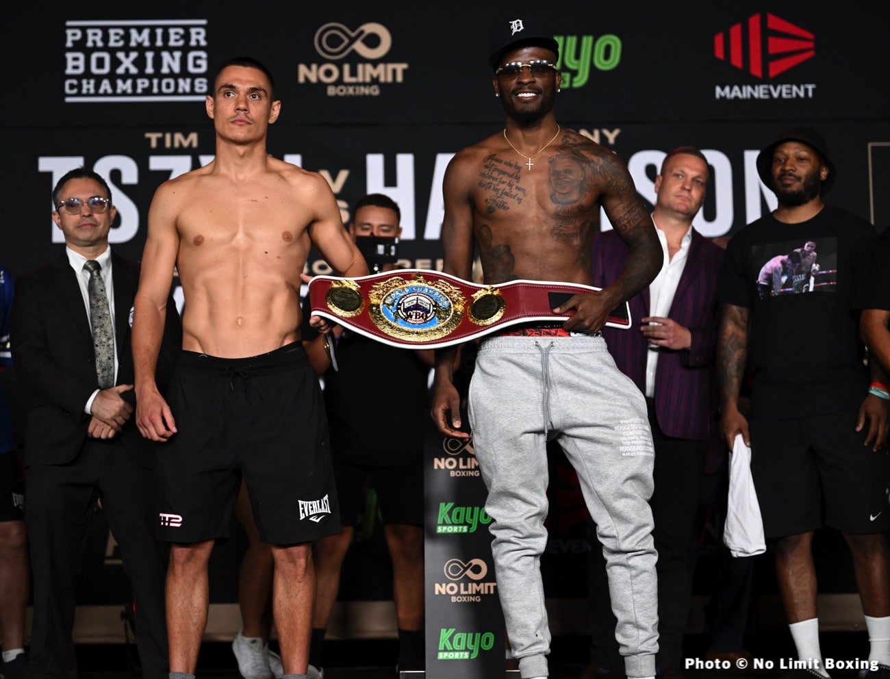 Tim Tszyu - Tony Harrison - Showtime Weights & Photos