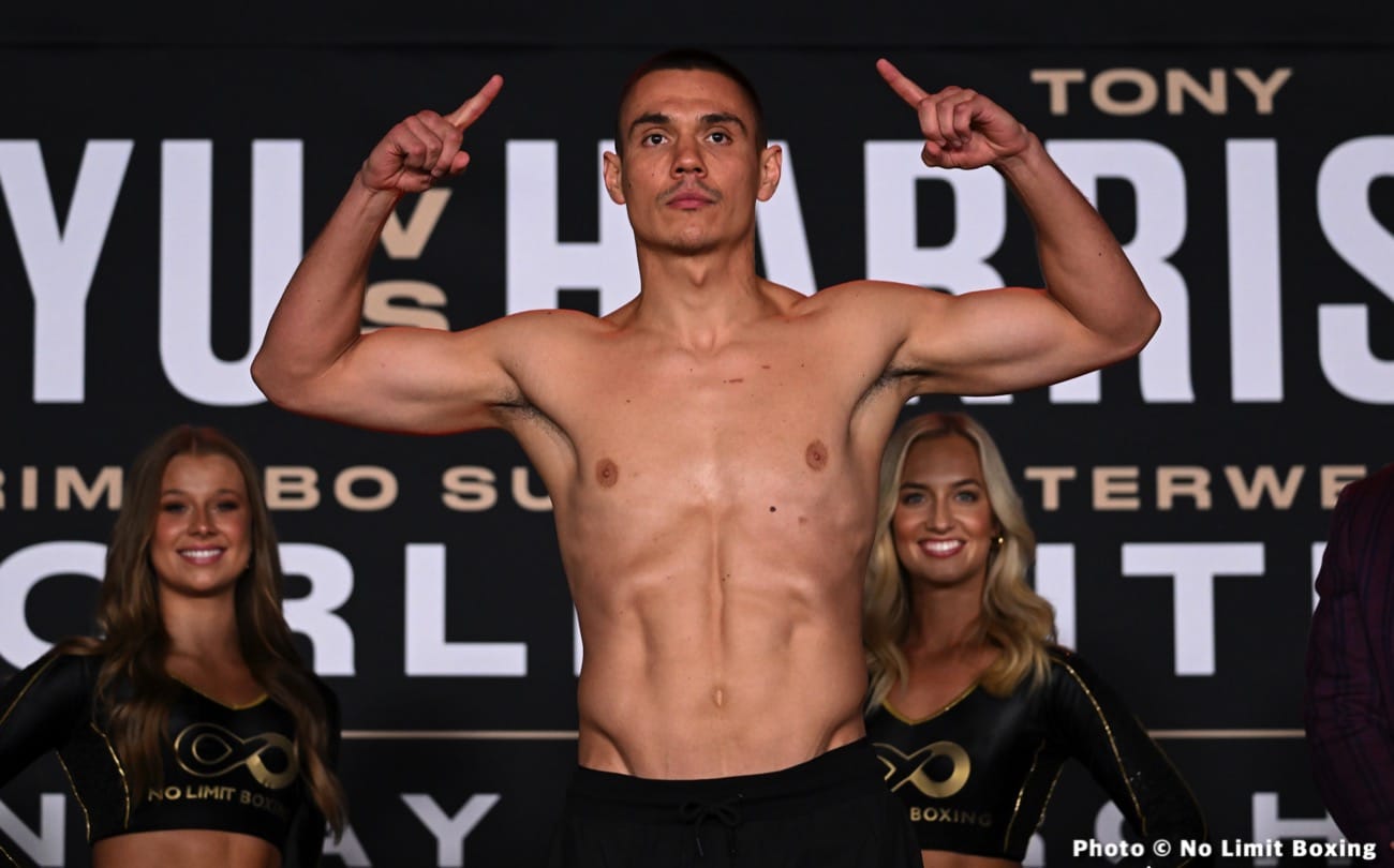 Tim Tszyu - Tony Harrison - Showtime Weights & Photos