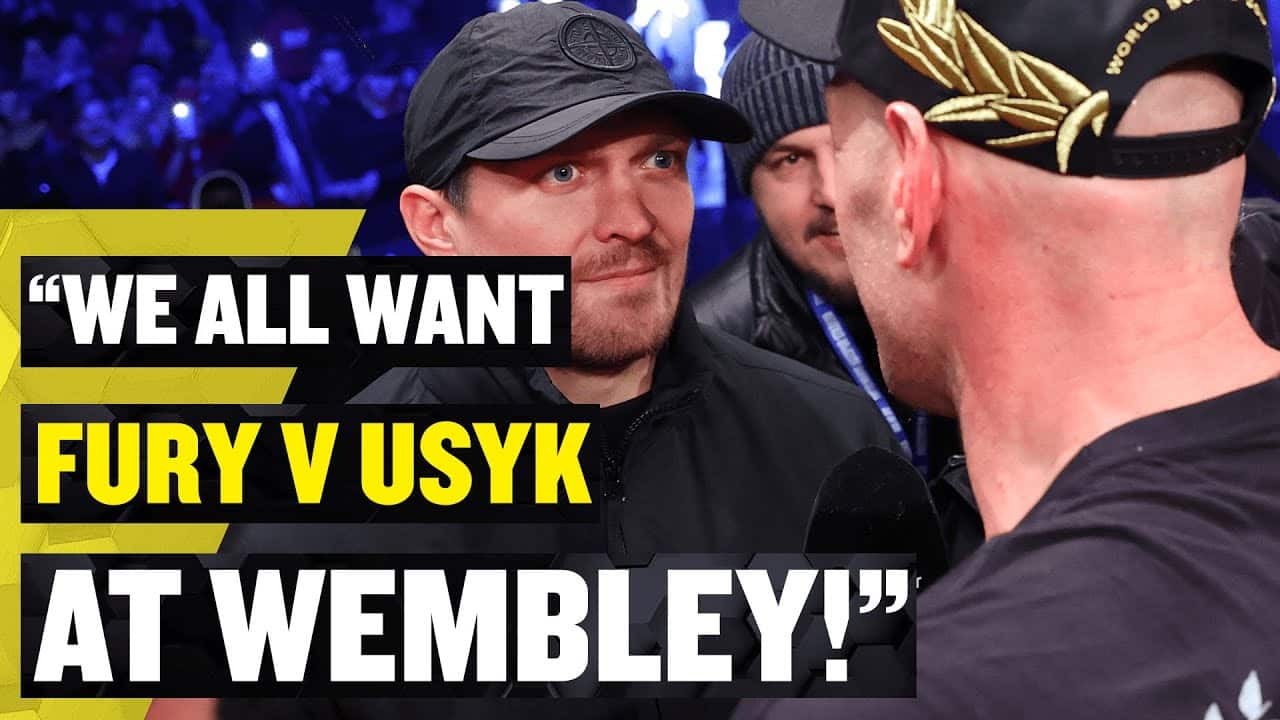 Jadłospis walk Tyson Fury vs Ołeksandr Usyk. Elementy gali robią uczucie. Jest to starczy przeglądać